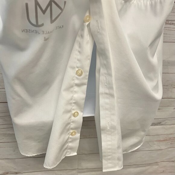 Kate Michal Jensen White Ruffle detail blouse - Picture 4 of 5